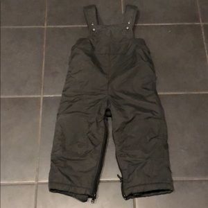 Toddler 24 months Ski Bib snow pants PLC Black